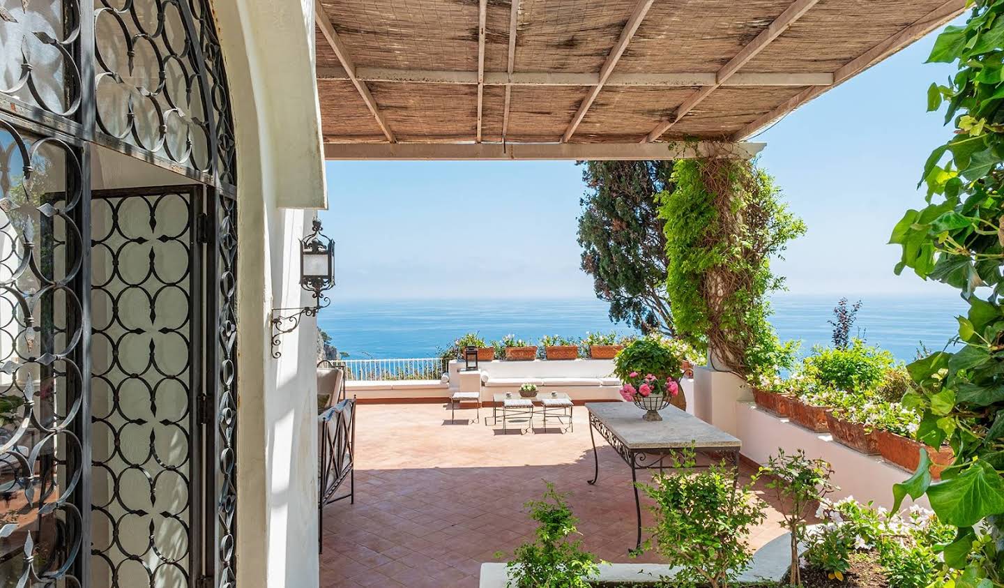 Villa with garden and terrace Capri