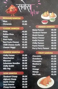 Samosa Hub menu 1