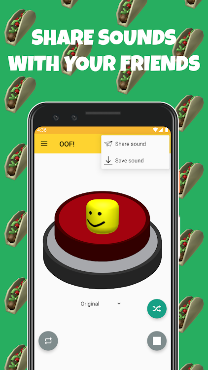 Oof Button For Roblox Android Applications Appagg - roblox nom nom nom sound