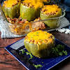 Thumbnail For Stuffed Bell Peppers On A Plate.