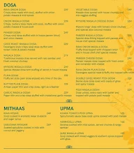 Mysore Mantra menu 1