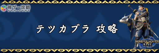 モンハンライズ_テツカブラ