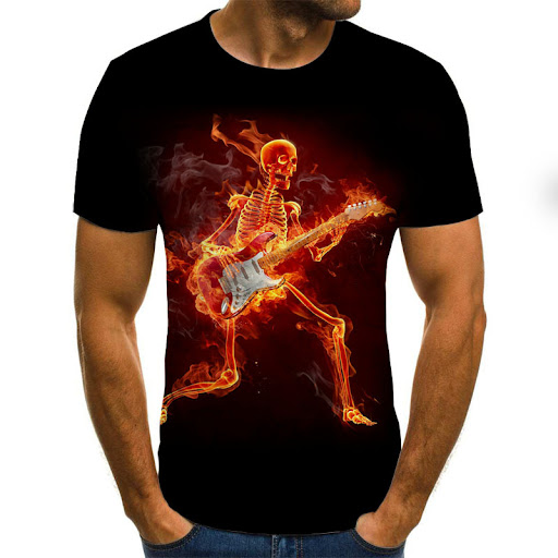 Title 7, 3D digital print T-shirt