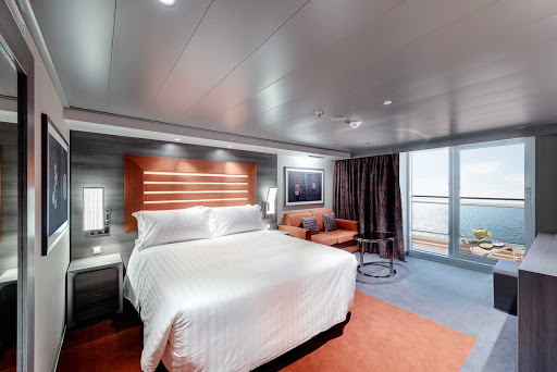  An MSC Yacht Club Wellness Deluxe Suite on MSC Meraviglia. 