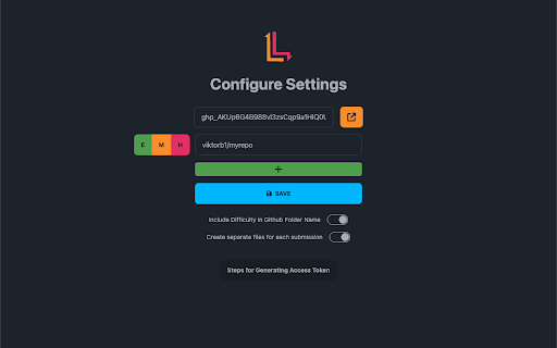 LeetCode Sync - Sync your Leetcode solutions to Github
