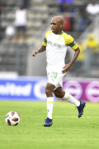 Oupa Manyisa during the Absa Premiership match between SuperSport United and Mamelodi Sundowns at Lucas Moripe Stadium on December 02, 2018 in Pretoria, South Africa.