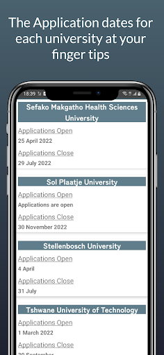 SA University Applications