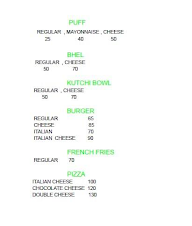 Khushboo Enterprise menu 2