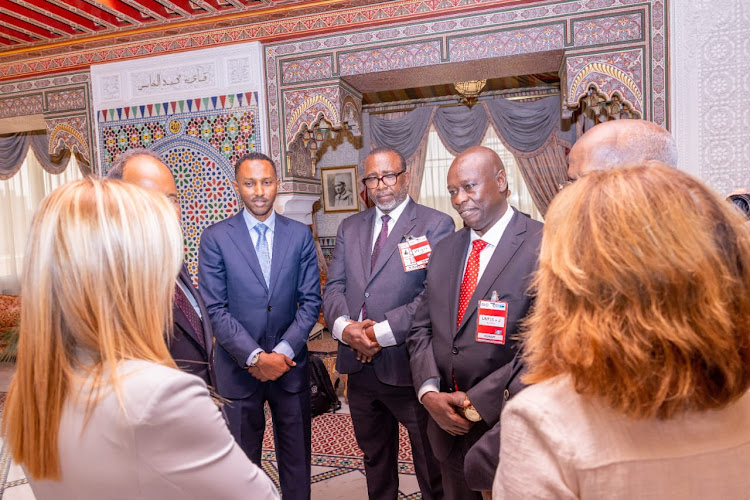 Deputy President Rigathi Gachagua during a meeting in Rome, Italy on July 24, 2023.