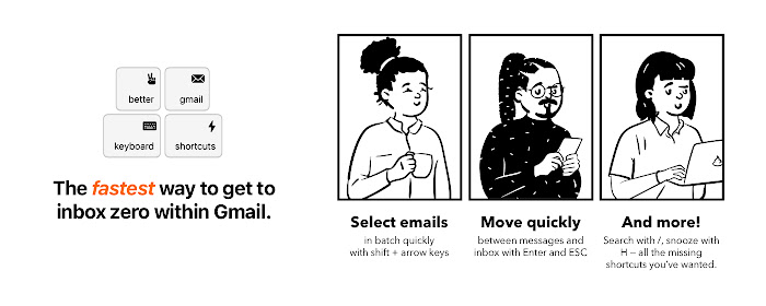 Keyboard Shortcuts for Gmail marquee promo image