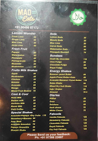 Mad Eats menu 3