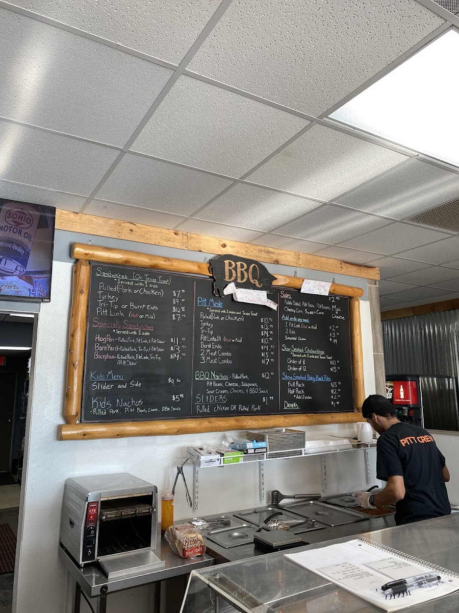 Pitts BBQ gluten-free menu