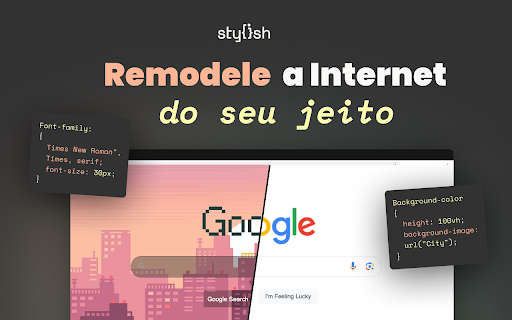 Stylish – temas personalizados para qualquer site