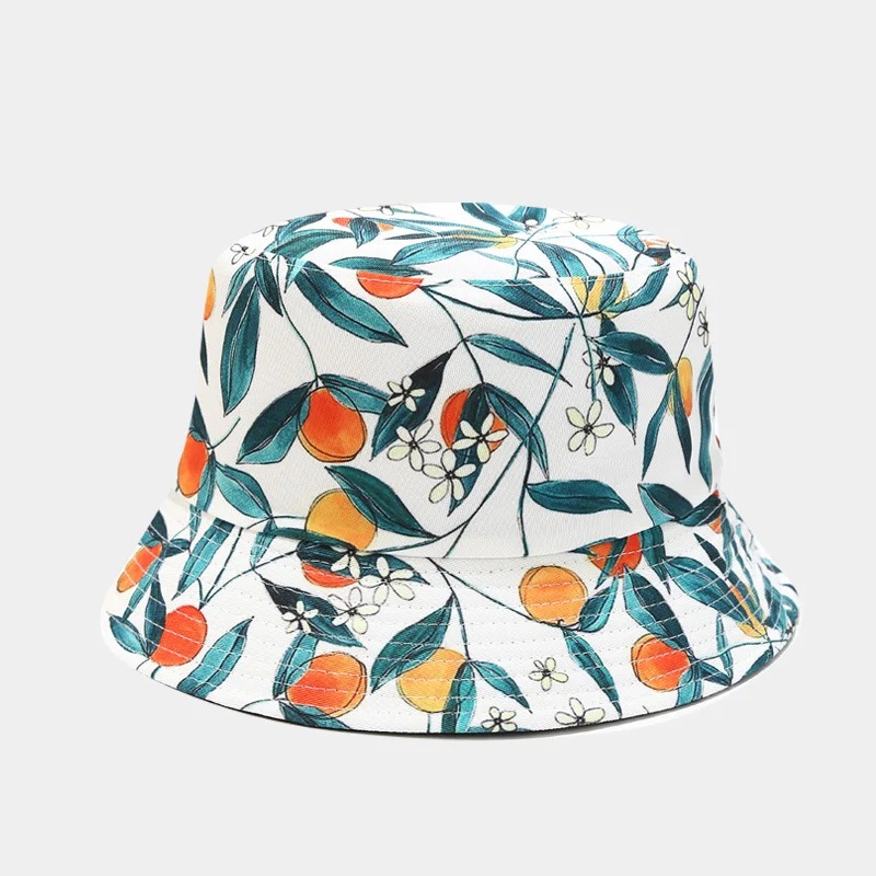 Fruit Pattern Bucket Hat Men And Women Outdoor Casual Sun Hat