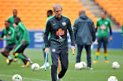 Coach Stuart Baxter of South Africa during 2017 South Africa Training at FNB Stadium on 05 October 2017.