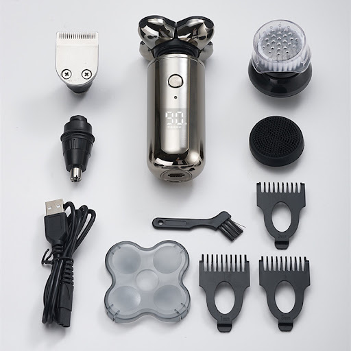 Title 1, Digital Display Intelligent Five Blade Shaver —...