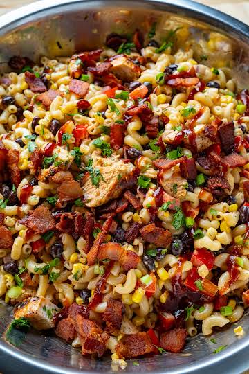 BBQ Chicken Pasta Salad