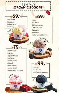 Iceberg Organic Ice Creams menu 2