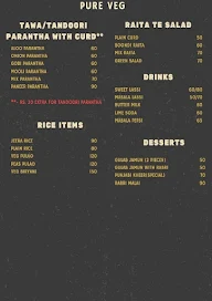 Punjabi Unplugged menu 2