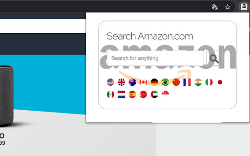 Start your search with Amazon™ + Right Click