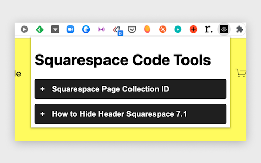 Squarespace Code Tools