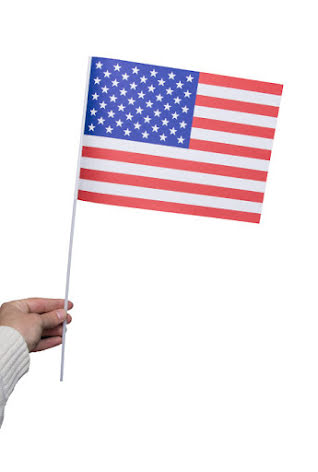 Pappersflagga, USA 27x20cm
