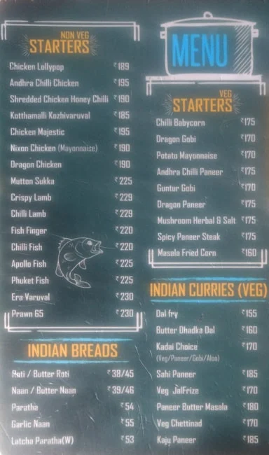 Mirchi Biryani Bar menu 