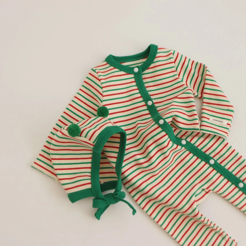 Weihnachts-Einteiler für Babys und Kleinkinder — Bequem, niedlich, perfekt für Fotos und Feiern, hält kleine Lieblinge warm und fröhlich.