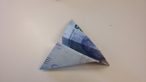 The closest thing the rand is getting to flying right now.