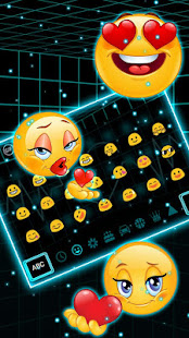 Tech Neon Heart Keyboard(圖3)-速報App