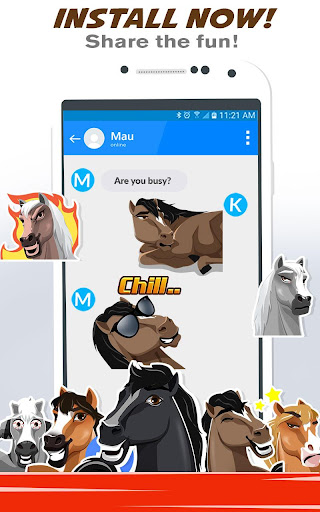American Quarter Horse Emoji Stickers App