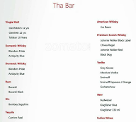 The Bar - Trident Bhubaneshwar menu 1