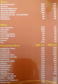 Maruthi Pg menu 3