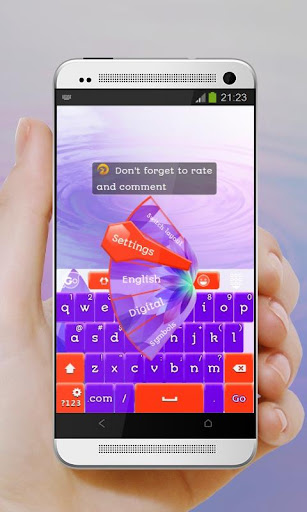免費下載個人化APP|Purple fantasies GO Keyboard app開箱文|APP開箱王