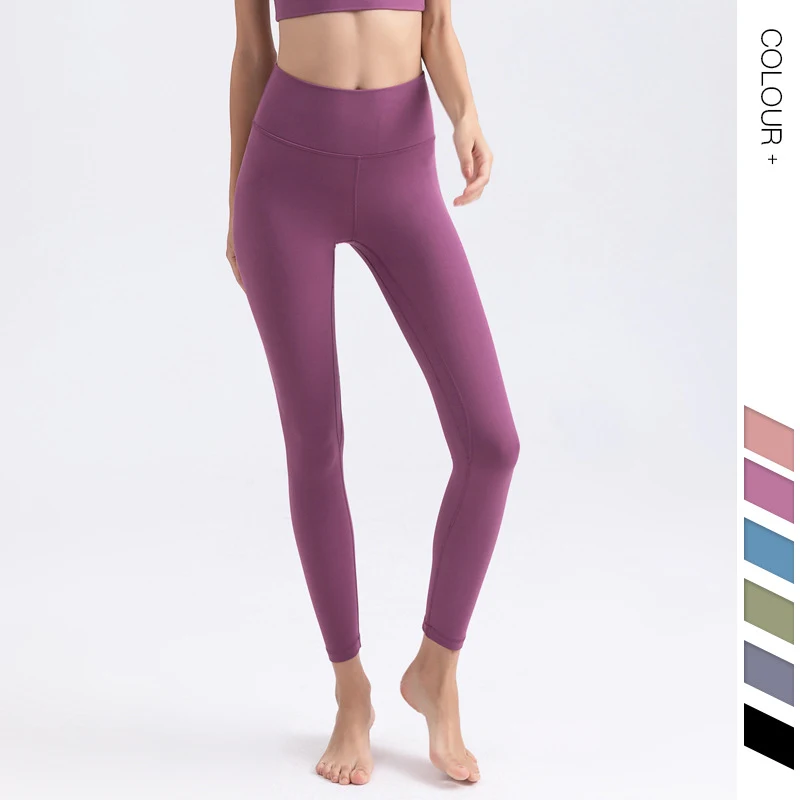 Title 5, Dubbelzijdige brokaat yoga broek met hoge taill...