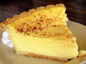 Grandma's Old Fashioned Custard Pie