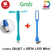 Combo Đèn Led Usb & Quạt Mini Siêu Mát