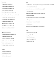 Salade   N Sante menu 6