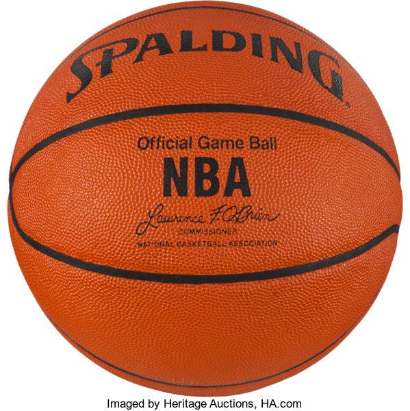 1984 Spalding Larry O'Brien Official Spalding Basketball. ... | Lot #83420  | Heritage Auctions