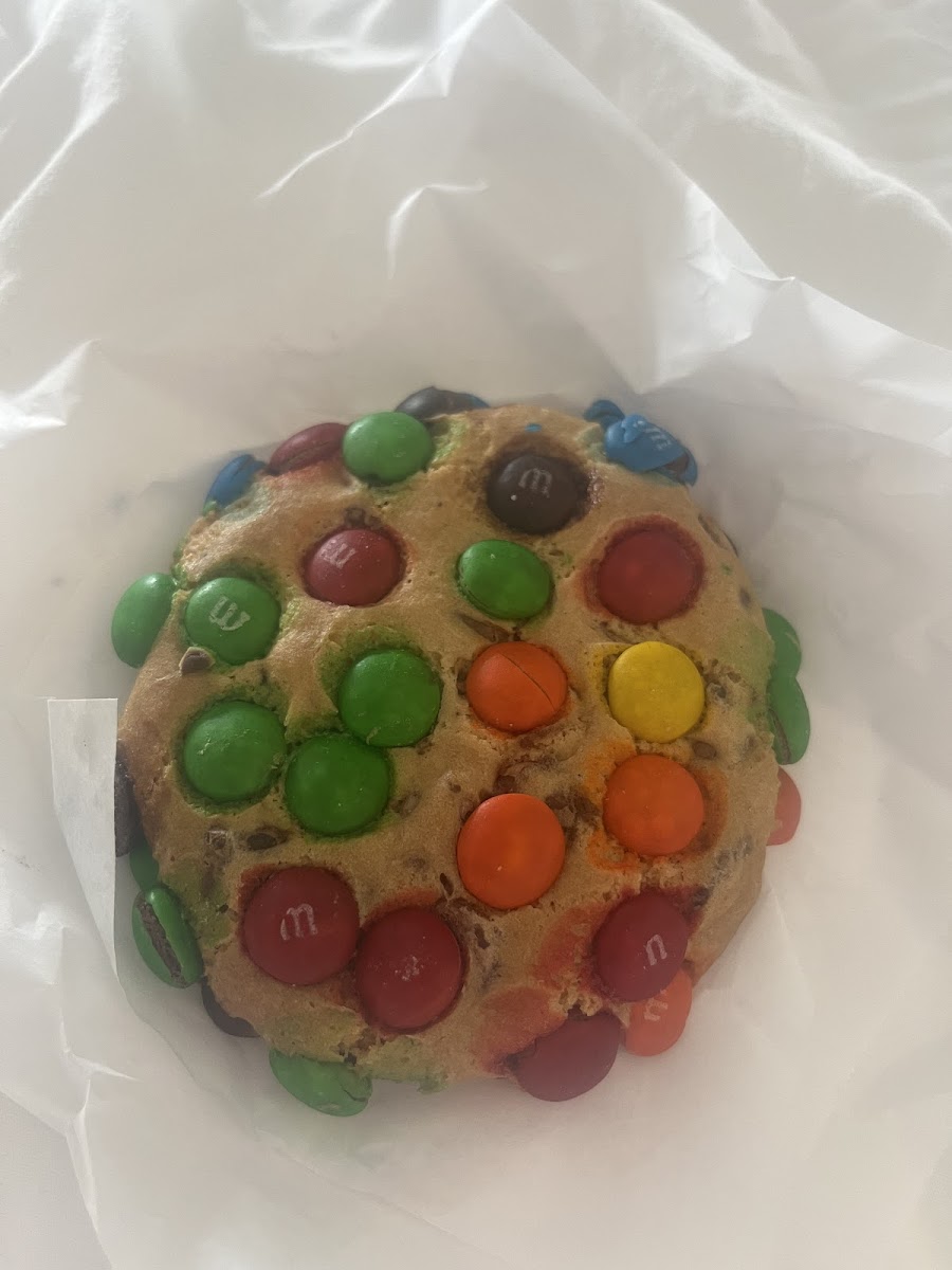 M&M cookie