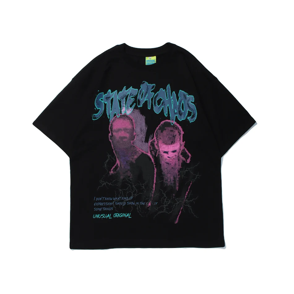 Loose Euro American Painting Short Sleeves