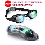 Kính Bơi Người Lớn Cản Tia Uv Với Mắt Kiếng Bơi Tráng Gương Popo2360 Cho Thi Đấu Cho Nam Nữ Cho Bé Từ 8 Tuổi