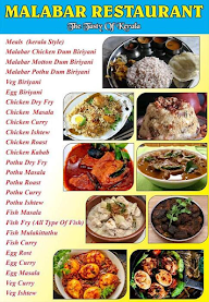 The Malabari Restaurant menu 1