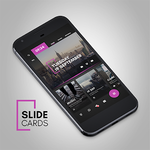 Download Slide Cards Theme for KLWP For PC Windows and Mac