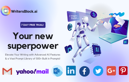 WritersBlock.AI: AI-powered Writing Tool small promo image