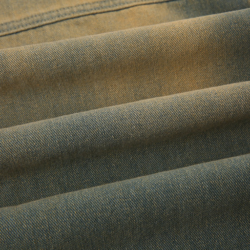 Title 11, Womens Asymmetric Retro Raw Hem Jeans Straight...