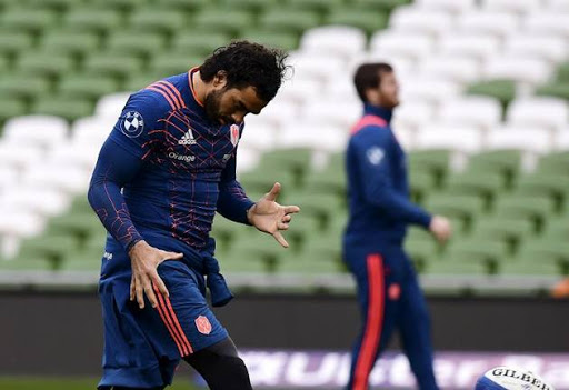 France's wing Yoann Huget attends a training session at the Aviva stadium in Dublin on February 24, 2017 ahead of their Six Nations international rugby union match against Ireland on February 25.