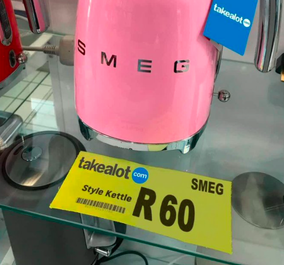 No! Takealot is not selling Smeg kettles for R60 - TimesLIVE