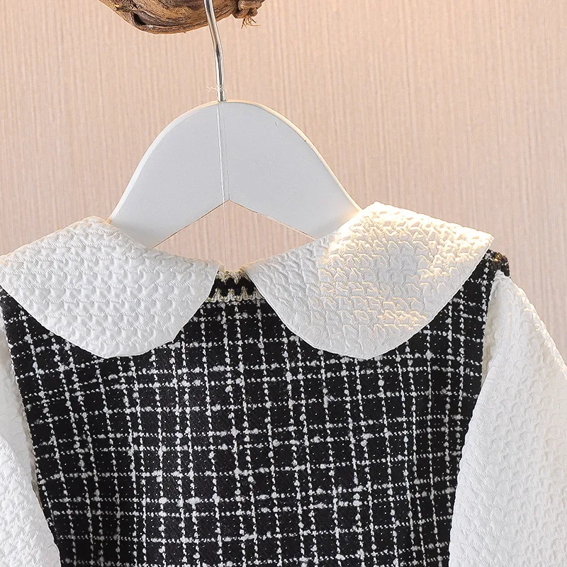 Zestaw dwuczęściowy dla dziewczynki w stylu western Sukienka idealna, aby ubrać małą damę wygodnie i stylowo, pasująca na każdą okazję, codzień i święto