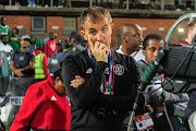 Orlando Pirates coach Mlutin Sredojevic cuts a frustrated figure after his held to a 1-1 Absa Premiership draw against AmaZului at King Zwelithini Stadium, in Durban on October 6, 2018.